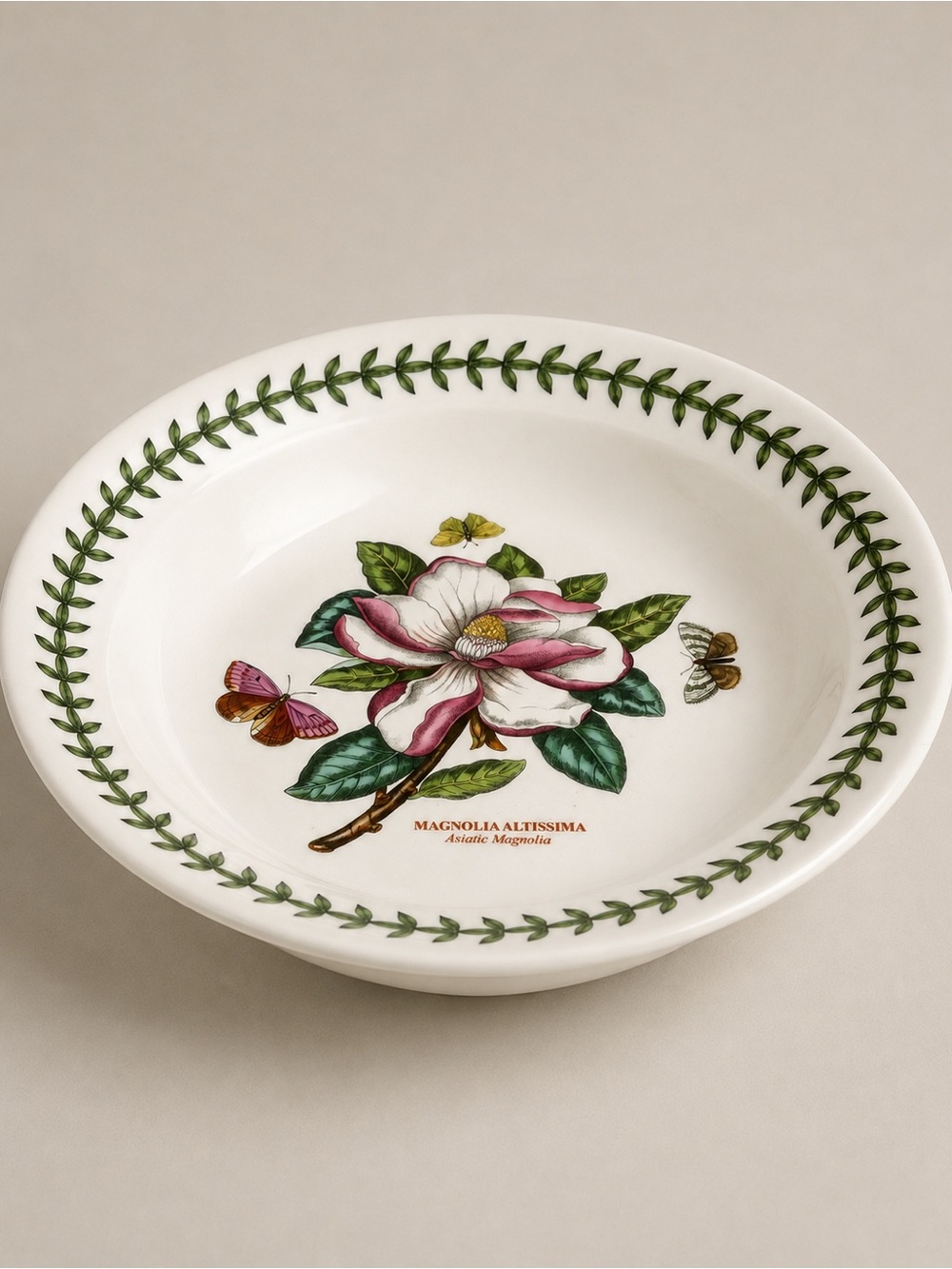 Portmeirion Botanic Garden Magnolia Altissima 10 1/2” Serving Bowl